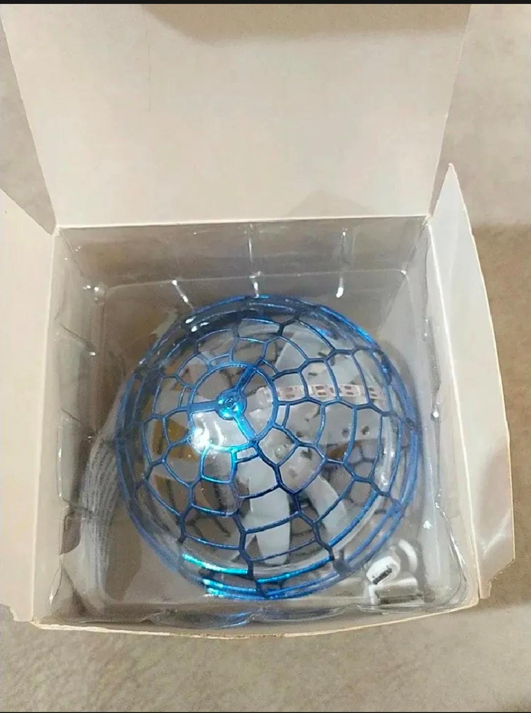 Flying Ball Boomerang Flyorb Magic With LED Lights Drone Hover Ball Stress Release Flying Spinner Fidget Toys Kids Family Gifts