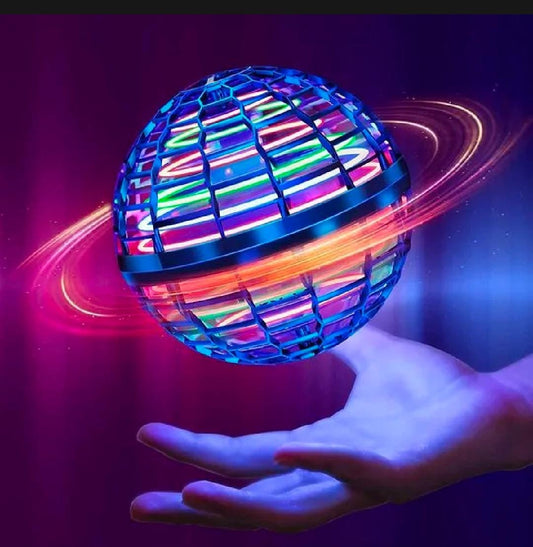 Flying Ball Boomerang Flyorb Magic With LED Lights Drone Hover Ball Stress Release Flying Spinner Fidget Toys Kids Family Gifts