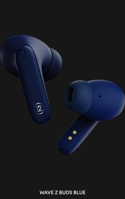 Zero ZBUDS Wave Wireless Earbuds | Bluetooth 5.3 | Quad Mic ENC | 60H Playtime | IPX5 Waterproof