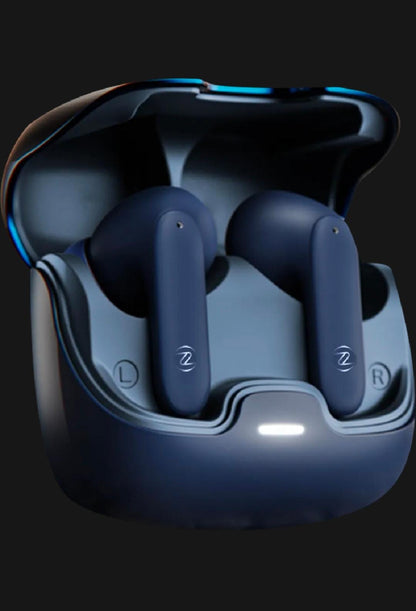 Zero ZBUDS Wave Wireless Earbuds | Bluetooth 5.3 | Quad Mic ENC | 60H Playtime | IPX5 Waterproof