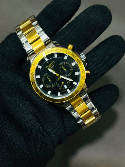 Tissot PR 100 Chronograph in Yellow Gold Bracelet