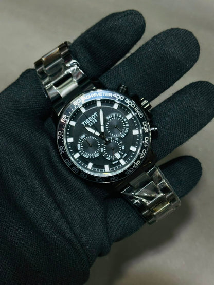 Tissot PR 100 Chronograph in Yellow Gold Bracelet