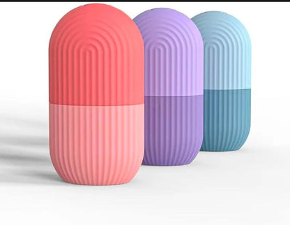 Face Stone Jade Roller Massager with Gua Sha Stone And Ice Roller Multicolour Set Faceck Body Ice Cubial Roller 100% Natural Stone Jade Roller For Skin Eye Ne