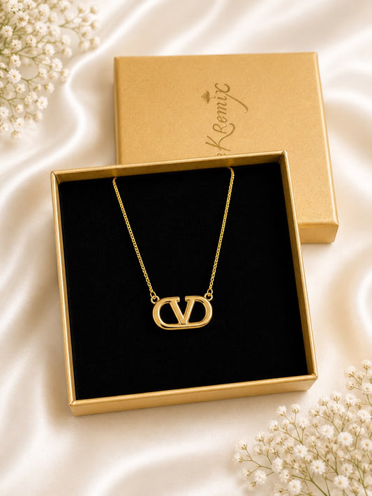 Elegant Dual Teardrop Crystal Pendant Necklace for Women | Luxury Silver-Plated Jewelry Gift