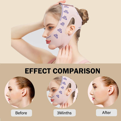 Skin Care Beauty face Mask Facial Shaper Belt Jawline Lifting Mask Skin Tightening Face Band Double Chin Reducer Face Lift Bandage V Line Slimming Beauty Sleep Mask