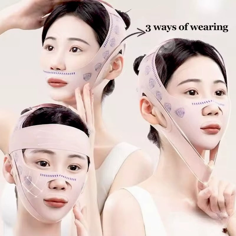 Skin Care Beauty face Mask Facial Shaper Belt Jawline Lifting Mask Skin Tightening Face Band Double Chin Reducer Face Lift Bandage V Line Slimming Beauty Sleep Mask