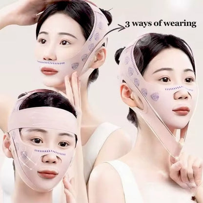 Skin Care Beauty face Mask Facial Shaper Belt Jawline Lifting Mask Skin Tightening Face Band Double Chin Reducer Face Lift Bandage V Line Slimming Beauty Sleep Mask