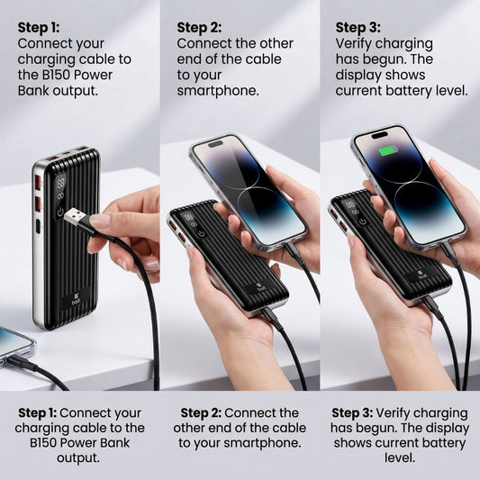 20000mAh Fast Charging Power Bank Portable Power Bank with LED Digital Display